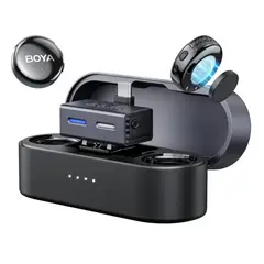 BOYA - MICRÓFONO INALÁMBRICO BOYALINK 3-02 2TX + 1RX 2.4GHz 48kHz24-bit ALCANCE 300M