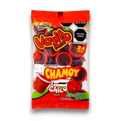 GARABATOS - Dulce Suave con Chile Sabor Chamoy Bolsa X24 Vasitos