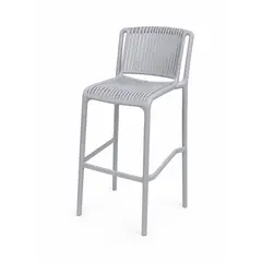 GENERICO - Idea Desk - Silla Wally Barra Gris Resistente con Protección UV Exterior