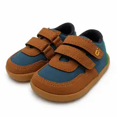 BLUMB - Tenis Barefoot para niño flux miel Calado respetuoso, Flexible, suela Zero Drop