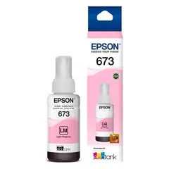 EPSON - Tinta 673 Original Light Magenta Impresoras Ecotank L800 L805 L810 L850 L1800 X1