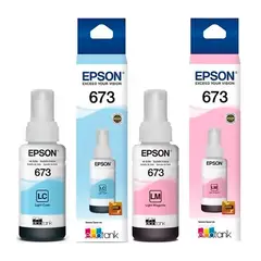 EPSON - Tinta 673 Original Impresoras Ecotank L800 L805 L810 L850 L1800 X2