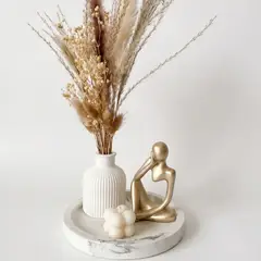 DECORACIONES ALE Y GABY - Centro de Mesa Decorativo 5 piezas Chantell