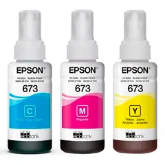 EPSON - Tinta 673 Original Impresoras Ecotank L800 L805 L810 L850 X3
