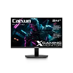 CAIXUN - Monitor Gaming C24F4F 24″ FHD 200Hz, 1ms, HDR, Adaptive Sync