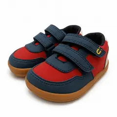 BLUMB - Tenis Barefoot Niño Flux Azul Calzado Respetuoso Flexible Suela Zero Drop