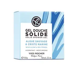 YVES ROCHER - GEL DE DUCHA SÓLIDO ALGAS SALVAJES E HINOJO MARINO 100 g