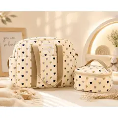 GENERICO - SET DE PAÑALERA Y ESTUCHE ORGANIZADOR