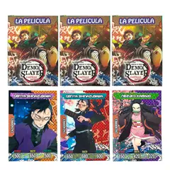 GENERICO - 150 Cartas de Juego Coleccionables Demon Slayer