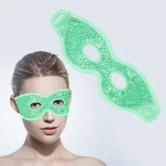GENERICO - Mascarilla Para Ojos Gel Frío Calor Reutilizable Compresa Antiojera Bolsas Ojos Secos Ajustable
