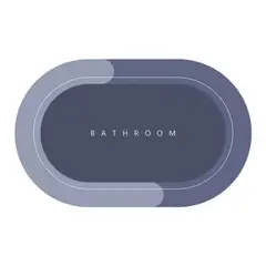 GENERICO - Tapete Alfombra de Baño Antideslizante Ultra Absorbente