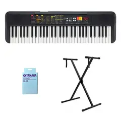 YAMAHA - Teclado Organeta Psr-f52 + Adaptador + Base
