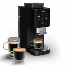 KRUPS - Cafetera automática compacta Coffee Crush Extra con molinillo, 15 Bares