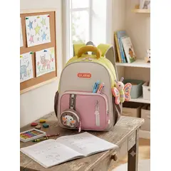 BRITOCHET - Bolso Morral Maletin Escolar Con Monedero Niño Niña