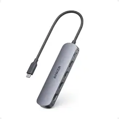 ANKER - Hub Usb-c (5 En 1), Hdmi 4k @30hz Con Potencia Máxima De 100 W Gris