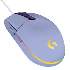 LOGITECH - G203 Lightsync, Mouse Gamer Rgb, 6 Botones, 8000dpi, Lila