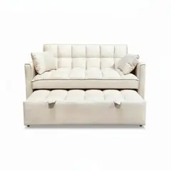 MUEBLES FIOTTI - Sofa Cama 2 Puestos Tela Aeidi