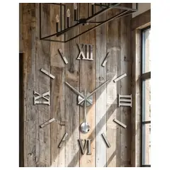 GENERICO - Reloj De Pared Minimalista 3d Adhesivo Decoración Sala