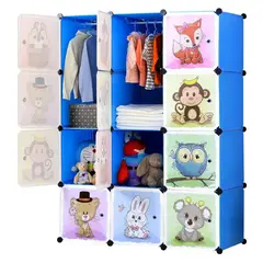 GENERICO - Armario Closet de Niños Multifuncional Grande Infantil
