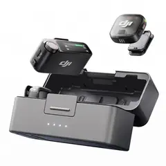 AUDIO PRO - DJI Mic 3 — Sistema de Micrófonos Inalámbricos - 2 TX + 1 RX + Estuche de Carga