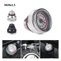 OTRAS MARCAS - Tapón Con Reloj Termómetro Aceite Motocicleta Precisión