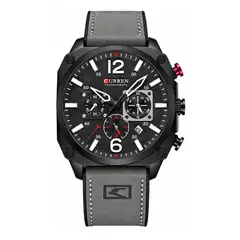 CURREN - Reloj 8398 Cronógrafo Para Hombre Deportivo Elegante En Cuero