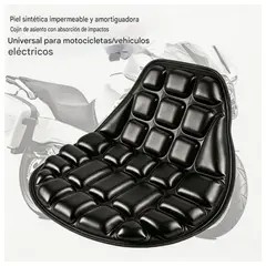 GENERICO - Soporte Cojín Ergonómico Asiento Moto Y Bici Eléctrica