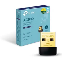 TP LINK - Adaptador WiFi USB TP-Link Archer T2U Nano AC600 Doble Banda USB 2.0 Nano para PC y Portátil