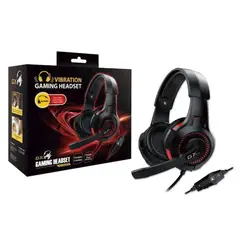 GENIUS - Diadema Gamer Hs-g600v Vibracion Audifono Microfono Negro