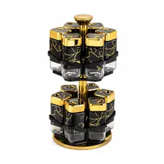 GENERICO - Especiero Organizador de 12 Frascos con Base Giratoria