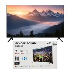 NOBELSOUND - Televisor Inteligente Smart Tv 43 Hd Android Tv Hdmi Wifi