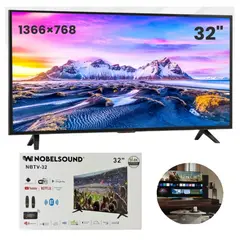 NOBELSOUND - Televisor Inteligente Smart Tv 32 Hd Android Tv Hdmi Wifi