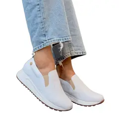 EVEGONZ - Zapato Casual En Cuero Zapato Babucha de Mujer