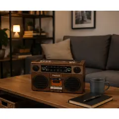 GENERICO - Parlante Bluetooth Retro Radio Vintage Antigua Inalámbrico