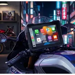NOBELSOUND - Sistema Carplay Y Android Auto Universal Para Moto Pantalla