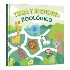 LEXUS - Libro Traza Y Encuentra Zoológico Con Solapas Para Niños