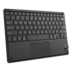 GENERICO - Teclado Universal con Touchpad Mouse 10 Pulgadas para Huawei MatePad SE 11 Rosa