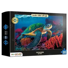 INGENIO - Rompecabezas Piezas Tortuga Marina