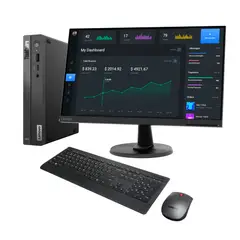 Lenovo - PC TINY THINKCENTRE INTEL CORE 5 210H - RAM 8GB DDR5 - SSD 512GB - MONITOR 23.8