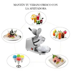 GENERICO - Máquina Trituradora de Hielo Eléctrica para Granizados