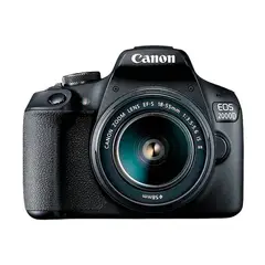 CANON - Cámara EOS 2000d con lente kit 18-55
