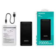 ADATA - POWER BANK 20000 mAH C20 Negra