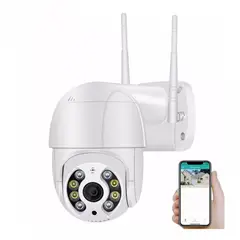 GENERICO - Camara Domo Giratoria 360° De Seguridad Wifi Full Hd 1080p