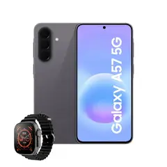 SAMSUNG - Galaxy A57 128GB 8GB Ram 5G Gris + Smartwatch