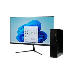 COMPUMAX - Computador de Mesa NUC AMD Ryzen 5 5560U16 GB RAM M.2 500 GB Monitor 24" 100 Hz PC de Mesa