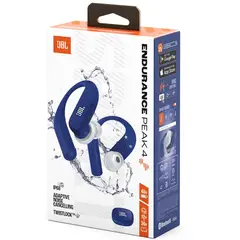 JBL - Audifonos Endurance Peak 4 Bluetooth AZUL 48 HORAS IP 68