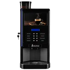 INDUFRIAL - Máquina de Café Comercial Golden Paris E2S con Pantalla Multimedia – 300 Tazas