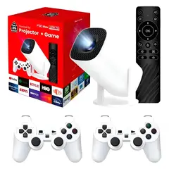 GENERICO - Proyector LED HY300PRO Full HD 1080p 2 en 1 con Consola