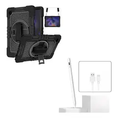 GENERICO - Funda Estuche Protector Antigolpe Con Correa + Lápiz Para LENOVO TAB K11 Negro