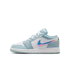 JORDAN - Tenis Niños Air 1 Low SE Azul